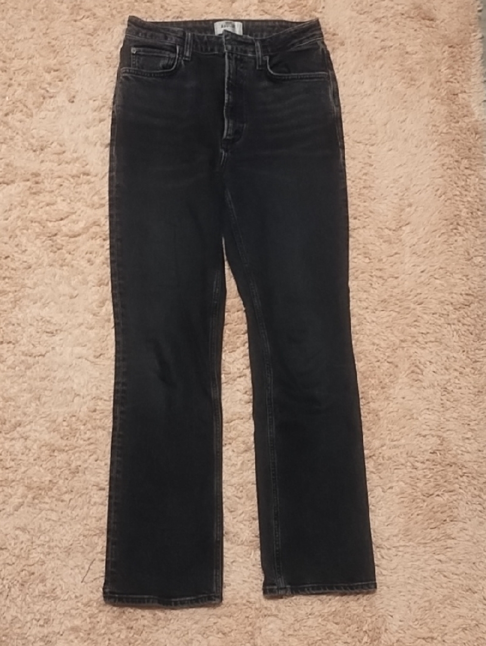 Agolde Black Flare Jeans